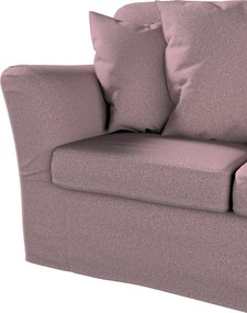 Pokrowiec na sofę Tomelilla 3-osobową nierozkładaną kolor różowy tkanina strukturalna