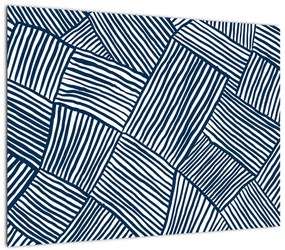 Obraz na szkle - linia 3D (70x50 cm)