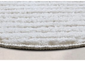 Biały okrągły dywan ø 200 cm Panglao New York White – Elle Decoration