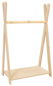 Wieszak dziecięcy w dekorze sosny w naturalnym kolorze 60x97 cm Montessori – Meowbaby