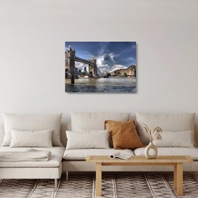 Obraz na szkle -  Tower Bridge w Londynie (70x50 cm)