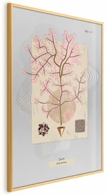 Plakat Tajemnicze drzewko 21x30 cm z ramą złotą bez marginesu ARTGEIST B