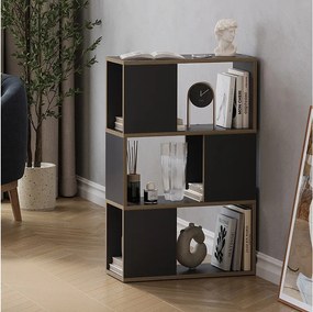 Dzielnik pokoju antracyt/dąb 60x24x94 eneos