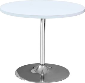 Stół jadalny - MDF - biały - LEANDRA