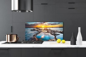 Panel Kuchenny Blask Słońca Na Morskiej Tafli