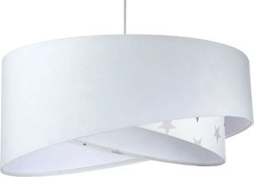 Biała lampa wisząca dla dziecka w gwiazdki R7-L08