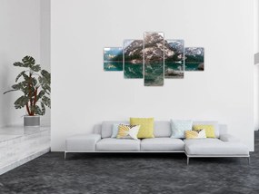 Obraz górskiego jeziora (125x70 cm)