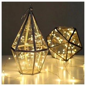 Świąteczny łańcuch świetlny 50 diod LED, ciepła biel