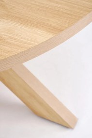 Stół okrągły MORUS 105x105 dąb naturalny HALMAR
