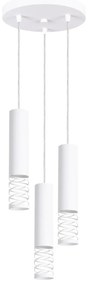 Lampa wisząca LAMI 3P biała SOLLUX  LIGHTING