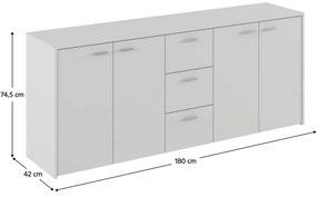 Szafka HUGOS 180, biały