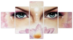 Obraz - Urocze oczy (125x70 cm)