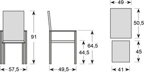 Doppler TAMAN 9 FSC - ogrodowe sztaplowane krzesło teakowe - Towar rozpakowany (N518)