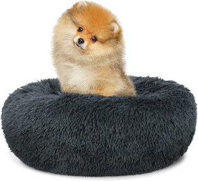 Pluszowe legowisko dla psów 40 cm ciemnoszare