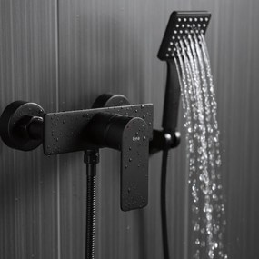 Bateria prysznicowa ze słuchawką REA URBAN czarna