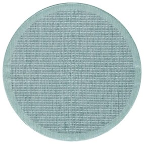 Niebieski okrągły dywan odpowiedni na zewnątrz ø 120 cm Giza 1410 – Ayyildiz Carpets