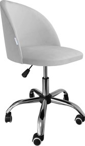 Fotel obrotowy COLIN krzesło biurowe fotel ergonomiczny do biurka : Kolor Stelaża - Chrom, Kolor tkaniny - VELVET - MG39, Typ siedziska - Siedzisko obrotowe 360°, Typ tkaniny - Velvet