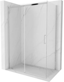 Mexen Omega kabina prysznicowa rozsuwana 140 x 80 cm, transparent, chrom - 825-140-080-01-00