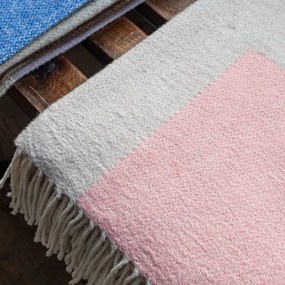 Zielono-ceglasty koc 125x190 cm Brick – Mette Ditmer Denmark