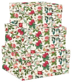 Pudełka prezentowe zestaw 3 szt. Vintage Roses – Kartos