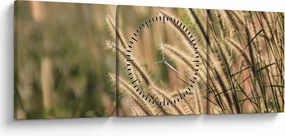 Obraz - Ziarno (z zegarem) (90x30 cm)