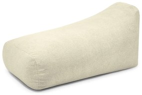 Kremowy worek do siedzenia z materiału bouclé Snug Long 140 – SLOWDOWN