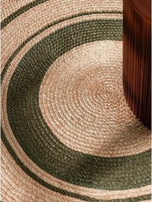 Okrągły dywan z juty dwustronny/tkany ręcznie w naturalnym kolorze ø 150 cm Basil – Hanse Home