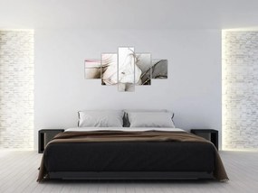 Obraz - Atrament marmurkowy (125x70 cm)