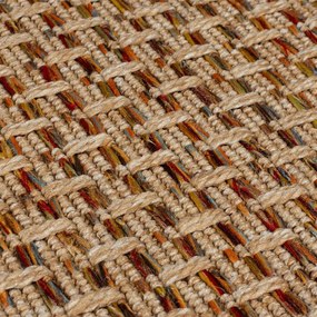 Chodnik odpowiedni na zewnątrz w naturalnym kolorze 80x230 cm Nora Diamond – Flair Rugs