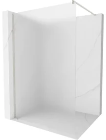 Mexen Kioto ścianka prysznicowa Walk-in 120 x 200 cm, szron 8 mm, nikiel szczotkowany - 800-120-101-97-30