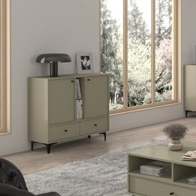 Komoda TORINO 100 cm do Salonu Sypialni Odcienie zieleni