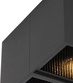 Designerski reflektor czarny 4-światłowy - Qubo Honey