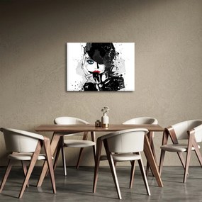 Obraz - Tajemnicza kobieta (70x50 cm)