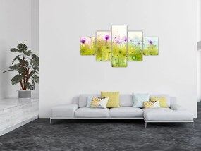 Obraz - Kwiaty polne (125x70 cm)