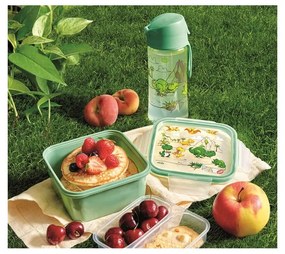 Zielona butelka dla dzieci z tritanu 500 ml Dinosaur – Snips