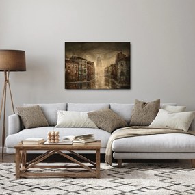 Obraz - Malowanie miasta (70x50 cm)