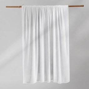 Biały koc z mikrowłókna DecoKing Mic, 160x210 cm