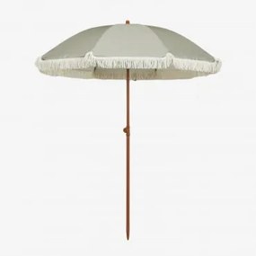 Parasol Miska Ø175 Cm Materiałowo-aluminiowy Awokado - Sklum