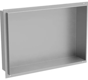 Mexen X-Wall-NR półka wnękowa bez kołnierza 45 x 30 cm, inox - 1911453010