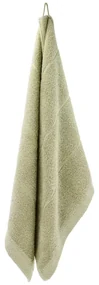 Jasnozielony bawełniany ręcznik kąpielowy frotte 70x140 cm Line – Södahl
