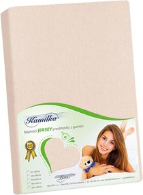 Bellatex prześcieradło Jersey w kolorze pudrowego różu, 90 x 200 cm