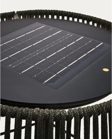 Solarna zewnętrzna lampa stołowa LED ø 33 cm Aldet – Kave Home