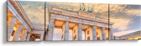Obraz - Brama Brandenburska, Berlin, Niemcy (170x50 cm)