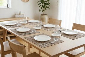 Podkładka pod Talerz Złota w Paski Stripe Mata na Stół 33x45 cm dekoracyjna