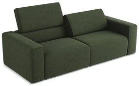 Zielona sofa modułowa 224 cm Kalea – Makamii