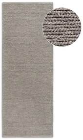 Jasnobrązowy wełniany chodnik tkany ręcznie 80x200 cm Francois – Villeroy&Boch
