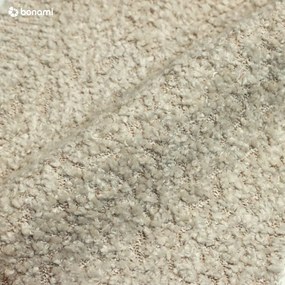 Beżowa rozkładana sofa z materiału bouclé 215 cm Patti – Bonami Selection