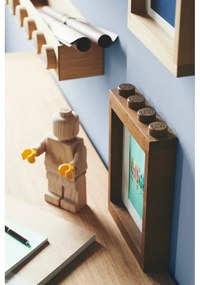 Ramka na zdjęcia z drewna dębowego bejcowanego na ciemno LEGO® Wood