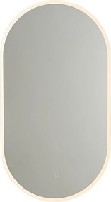 Nowoczesne lustro łazienkowe z LED i ściemniaczem dotykowym - Bouwina