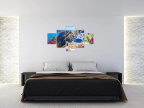 Obraz - Santorini, Grecja (125x70 cm)